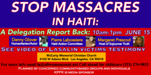 Read more about the article Stop Massacres in Haiti