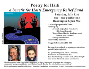 Read more about the article Date Change: Poetry for Haiti Benefit
